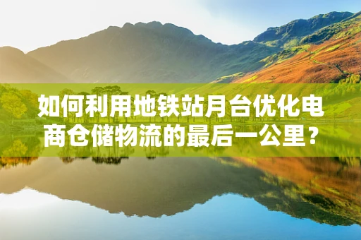 如何利用地铁站月台优化电商仓储物流的最后一公里？