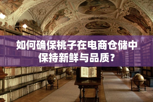 如何确保桃子在电商仓储中保持新鲜与品质？