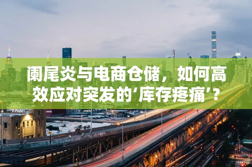 阑尾炎与电商仓储，如何高效应对突发的‘库存疼痛’？
