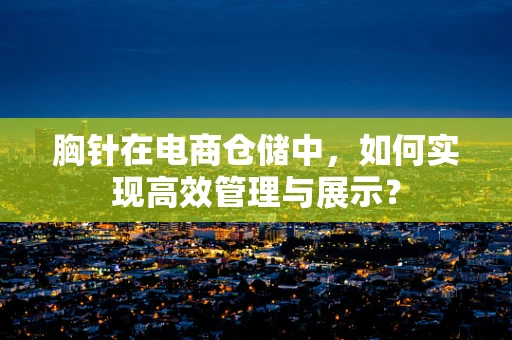 胸针在电商仓储中，如何实现高效管理与展示？