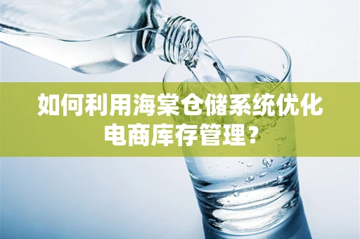如何利用海棠仓储系统优化电商库存管理？