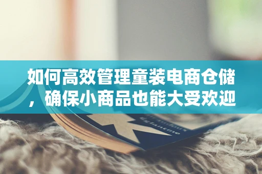 如何高效管理童装电商仓储，确保小商品也能大受欢迎？