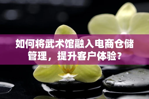 如何将武术馆融入电商仓储管理，提升客户体验？