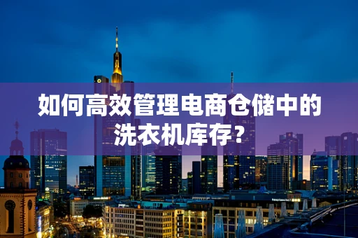 如何高效管理电商仓储中的洗衣机库存？