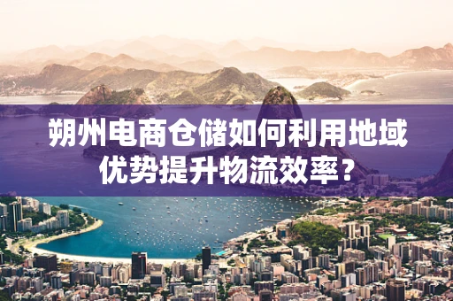 朔州电商仓储如何利用地域优势提升物流效率？
