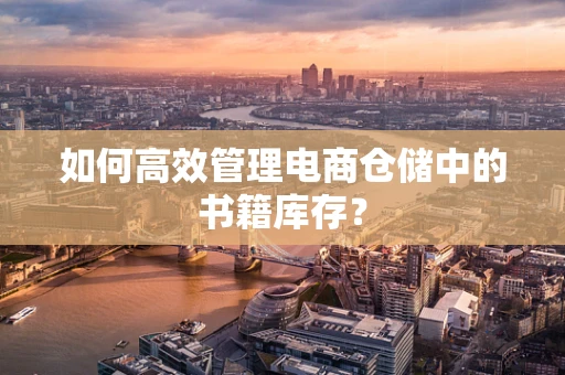 如何高效管理电商仓储中的书籍库存？