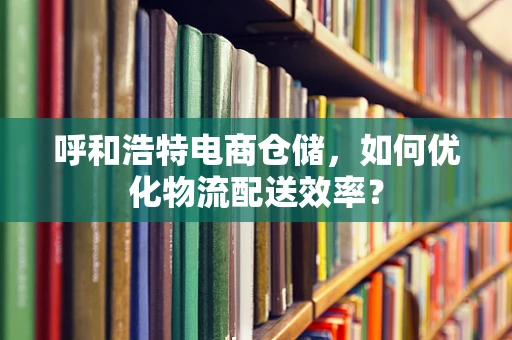 呼和浩特电商仓储，如何优化物流配送效率？