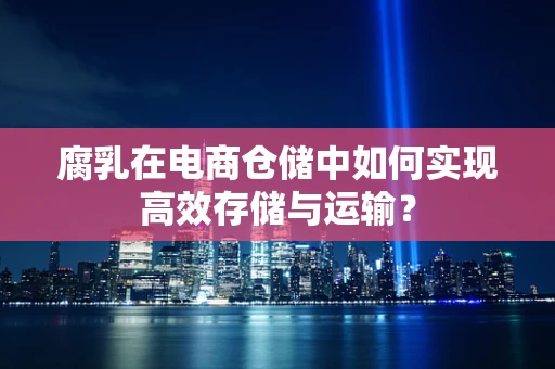 腐乳在电商仓储中如何实现高效存储与运输？