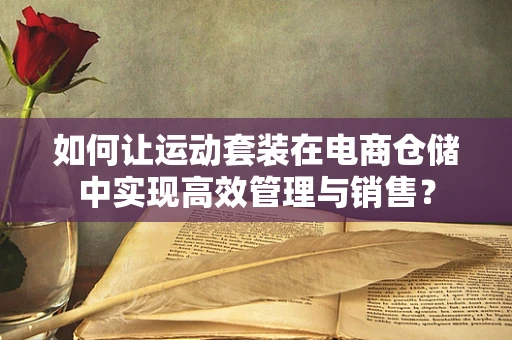 如何让运动套装在电商仓储中实现高效管理与销售？