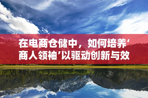 在电商仓储中，如何培养‘商人领袖’以驱动创新与效率？