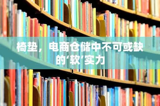 椅垫，电商仓储中不可或缺的‘软’实力