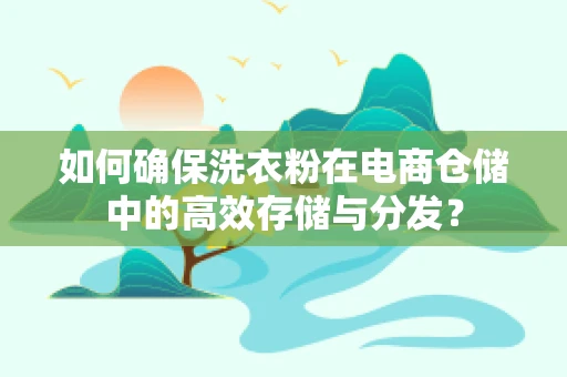 如何确保洗衣粉在电商仓储中的高效存储与分发？