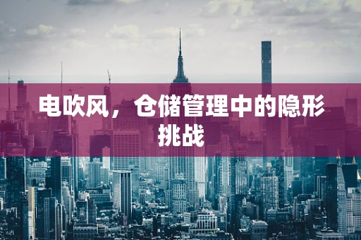 电吹风，仓储管理中的隐形挑战