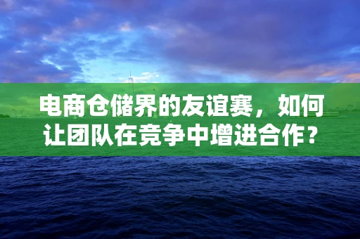 电商仓储界的友谊赛，如何让团队在竞争中增进合作？