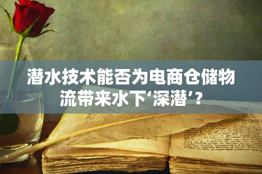 潜水技术能否为电商仓储物流带来水下‘深潜’？