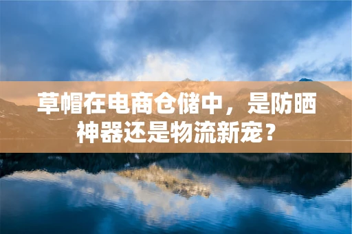 草帽在电商仓储中，是防晒神器还是物流新宠？