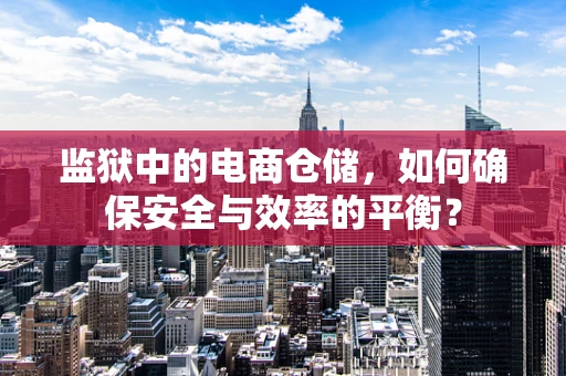 监狱中的电商仓储，如何确保安全与效率的平衡？